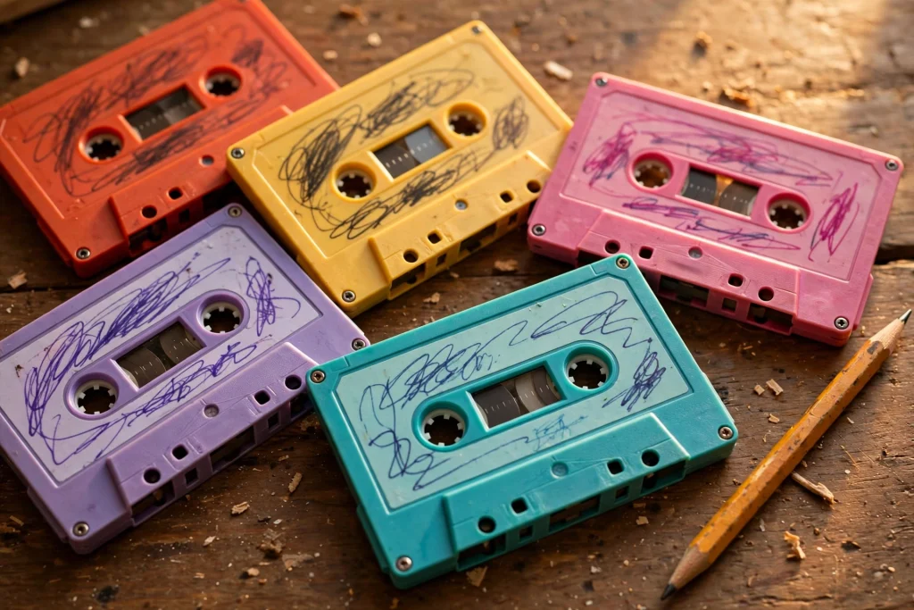 mixtape history - vintage cassette tapes