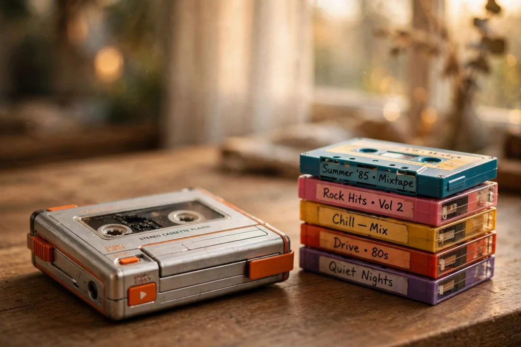 Vintage 1980s Sony Walkman cassette player